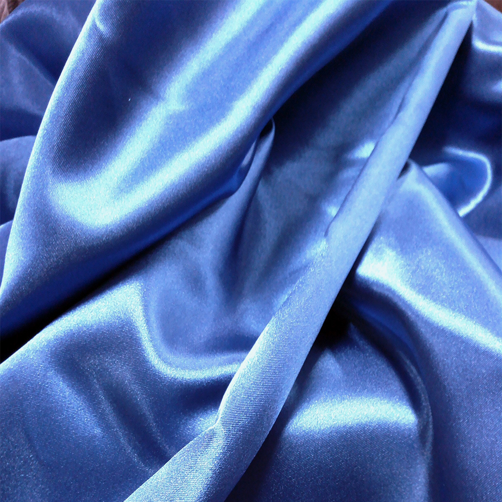 Alti Mora luxury scarf Blue silk