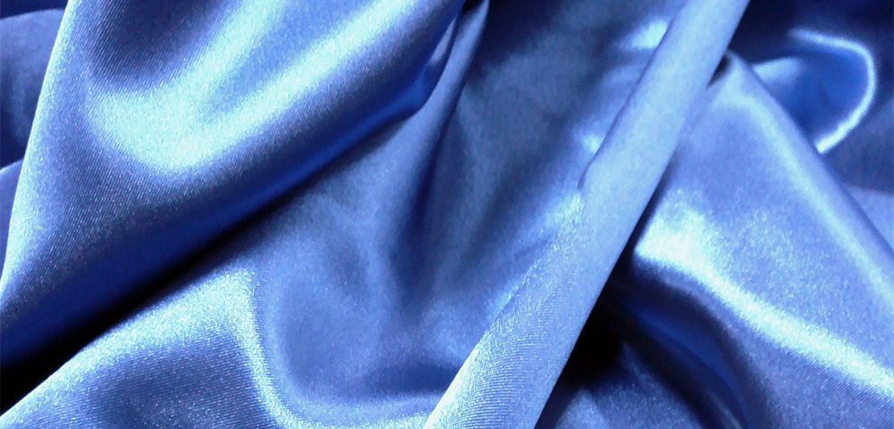 Alti Mora luxury scarf Blue silk