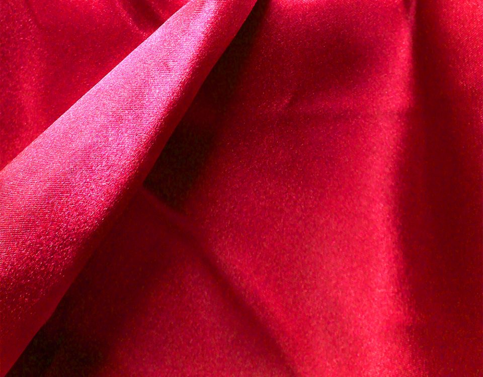 Alti Mora luxury scarf Red silk