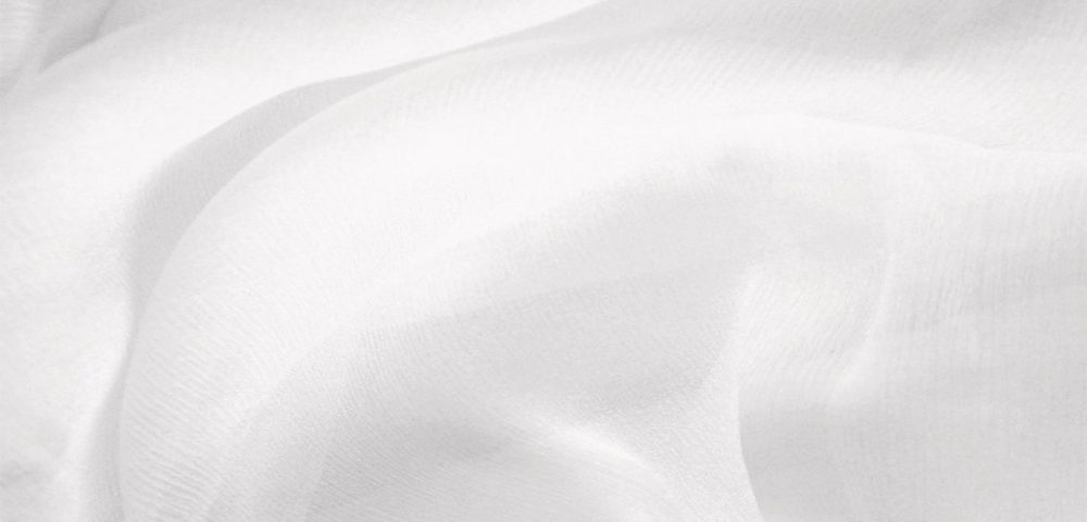 Alti Mora luxury scarf White silk